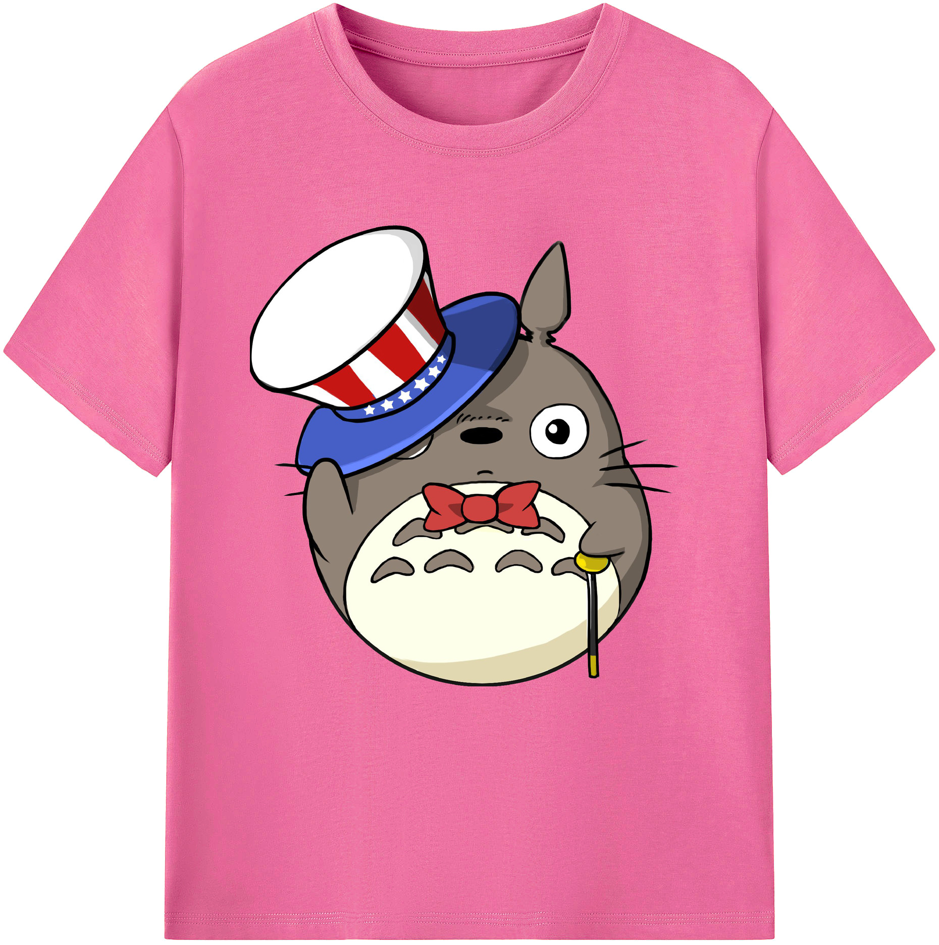 （画像用） となりのトトロ 草壁メイ 草壁サツキ My Neighbor Totoro Satsuki Kusakabe Mei Kusakabe レディースカジュアルプリントTシャツ（綿100％）